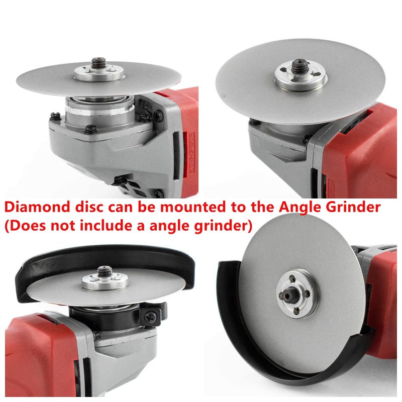 JINGLING 4" inch 100mm Diamond Flat Lap Disc Coated Grinding Disk Grit 400 Medium - Image 5